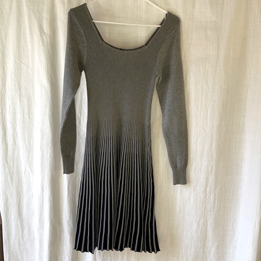 Lapis Anthropology Long Sleeve Knit Sweater Dress S